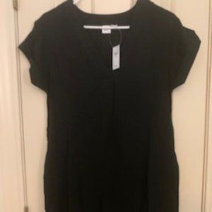 GAP Black V Neck Dress | Size XS NWT